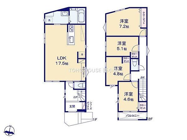 間取りを拡大表示