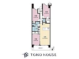 エクセレントプレイスドリームマークス 3LDKの間取図画像