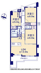 シルフィード湘南 3LDKの間取図画像