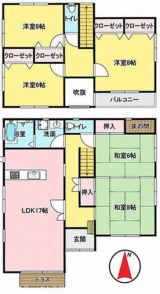 間取りを拡大表示