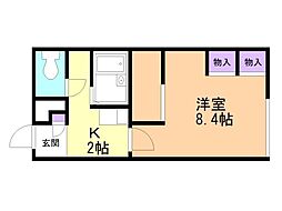 レオパレス日サルー時任町B 2階/204