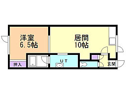 ル・ロワジール 1LDKの間取図画像