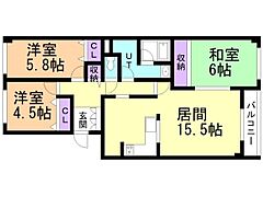 物件の間取り