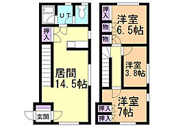 メゾン・シャンティ 3LDKの間取図画像