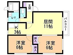 ライフタウンズ 1階/101