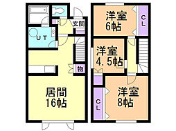 メゾン・ド・マーヴェラス 3LDKの間取図画像