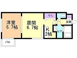 ノースコート深堀III 2階