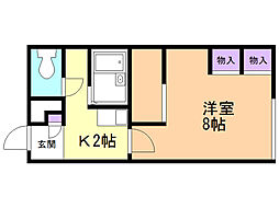 レオパレス西波止場 2階/204