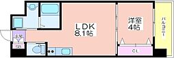 FDSPREX 1LDKの間取図画像