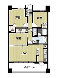 グランフォート用賀 3LDKの間取図画像