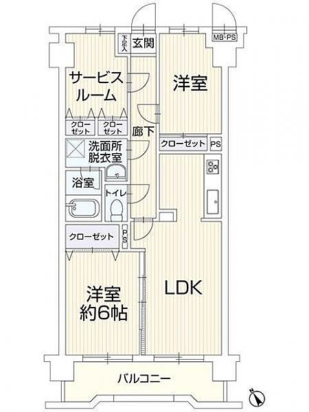 間取りを拡大表示