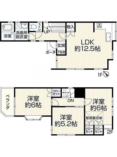 間取りを拡大表示
