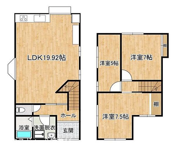 間取りを拡大表示