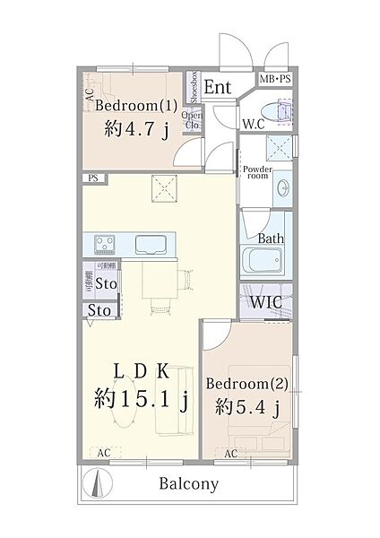 間取りを拡大表示