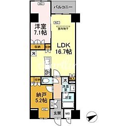 サンジョイアゼロ 1SLDKの間取図画像