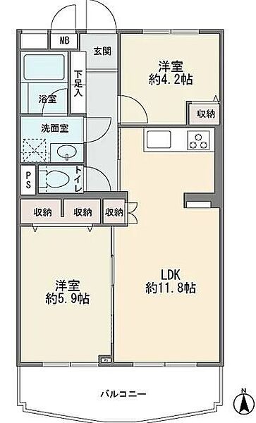 間取りを拡大表示