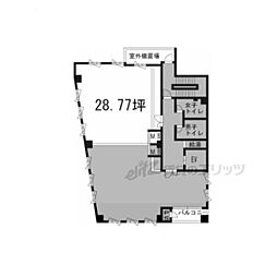 プリシード城陽駅前ビルの間取図画像