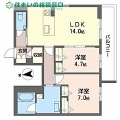 物件の間取り