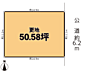 区画図：東側道路向かい公園