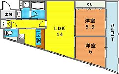 物件の間取り