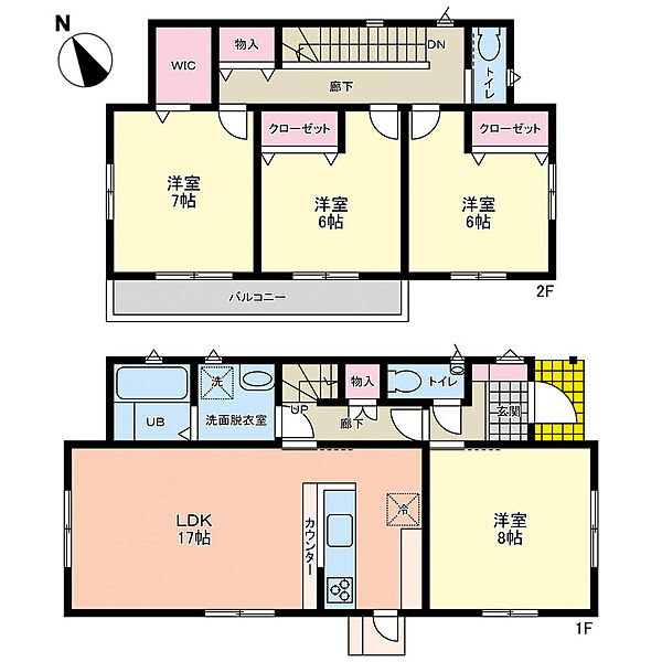 間取りを拡大表示