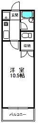 ハイマート小松島 1Kの間取図画像