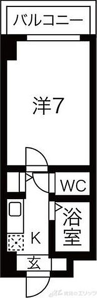 フローライト関大前 101｜大阪府吹田市山手町１丁目(賃貸マンション1K・1階・20.00㎡)の写真 その2