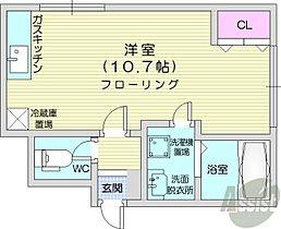 北海道札幌市中央区大通西24丁目2-15（賃貸マンション1R・5階・32.28㎡） その2