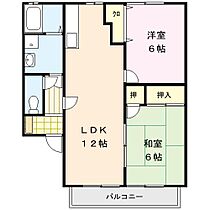 福岡県久留米市津福本町1744-3（賃貸アパート2LDK・2階・55.00㎡） その2