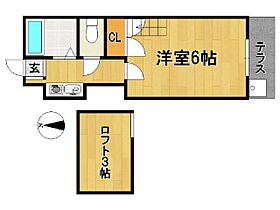 福岡県久留米市野中町89-1（賃貸アパート1K・1階・19.44㎡） その2