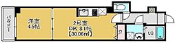 アルカンシエル幕張 1DKの間取図画像