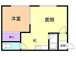 間取図画像 1LDK