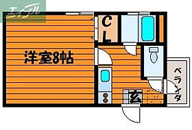 ルヴィエ南方  ｜ 岡山県岡山市北区南方2丁目（賃貸マンション1K・2階・24.00㎡） その2