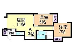 イースト410　Ｃ 2階