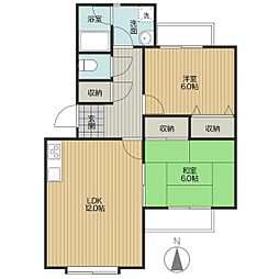 ロイヤルハイツ21 2LDKの間取図画像