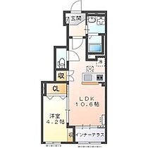 仮）よしわら新築アパート  ｜ 茨城県稲敷郡阿見町よしわら1丁目（賃貸アパート1LDK・1階・42.15㎡） その2