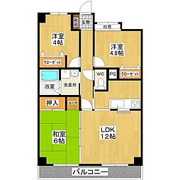 ロータスハウス 3LDKの間取図画像