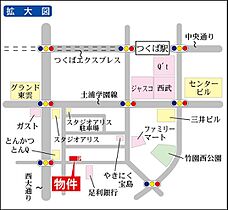 グローバルマンションI 0405 ｜ 茨城県つくば市東新井（賃貸マンション1LDK・4階・75.00㎡） その3