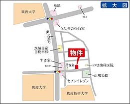 アルファインタカノ 0305 ｜ 茨城県つくば市天久保4丁目（賃貸マンション1K・3階・23.18㎡） その3