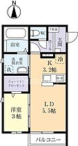 エクシリア 0205 ｜ 茨城県つくば市流星台（賃貸アパート1LDK・2階・32.76㎡） その2