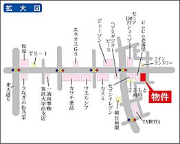 ユアメゾンサクラ 0103 ｜ 茨城県つくば市桜3丁目（賃貸アパート1LDK・1階・32.62㎡） その3