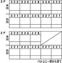 ゴールドクレスト天久保II 0226 ｜ 茨城県つくば市天久保3丁目（賃貸マンション1K・2階・28.26㎡） その3