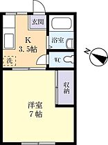 TTサンシティB棟 0206 ｜ 茨城県つくば市春日2丁目（賃貸アパート1K・2階・23.77㎡） その2