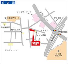 レジーナ 0103 ｜ 茨城県土浦市都和1丁目（賃貸アパート1LDK・1階・30.91㎡） その3