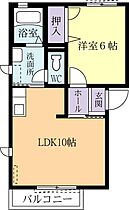 ツインヒルＢ 0201 ｜ 茨城県土浦市真鍋4丁目（賃貸アパート1LDK・2階・35.80㎡） その2