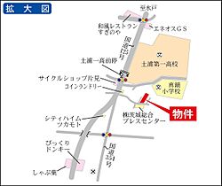 ツインヒルＢ 0201 ｜ 茨城県土浦市真鍋4丁目（賃貸アパート1LDK・2階・35.80㎡） その3