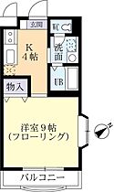 大国倶楽部 0307 ｜ 茨城県土浦市田中1丁目（賃貸マンション1K・3階・30.00㎡） その2