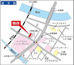 グレイスコート 0103 ｜ 茨城県土浦市蓮河原新町（賃貸マンション1LDK・1階・41.84㎡） その3