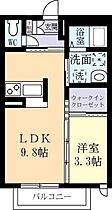 ラ・ルーチェ 0201 ｜ 茨城県土浦市木田余（賃貸アパート1LDK・2階・34.02㎡） その2