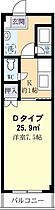 コーポ阿見 0207 ｜ 茨城県稲敷郡阿見町岡崎1丁目（賃貸マンション1K・2階・25.90㎡） その2